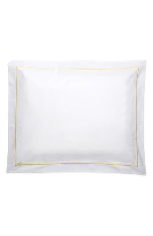 Matouk Essex Cotton Percale Sham in Champagne at Nordstrom