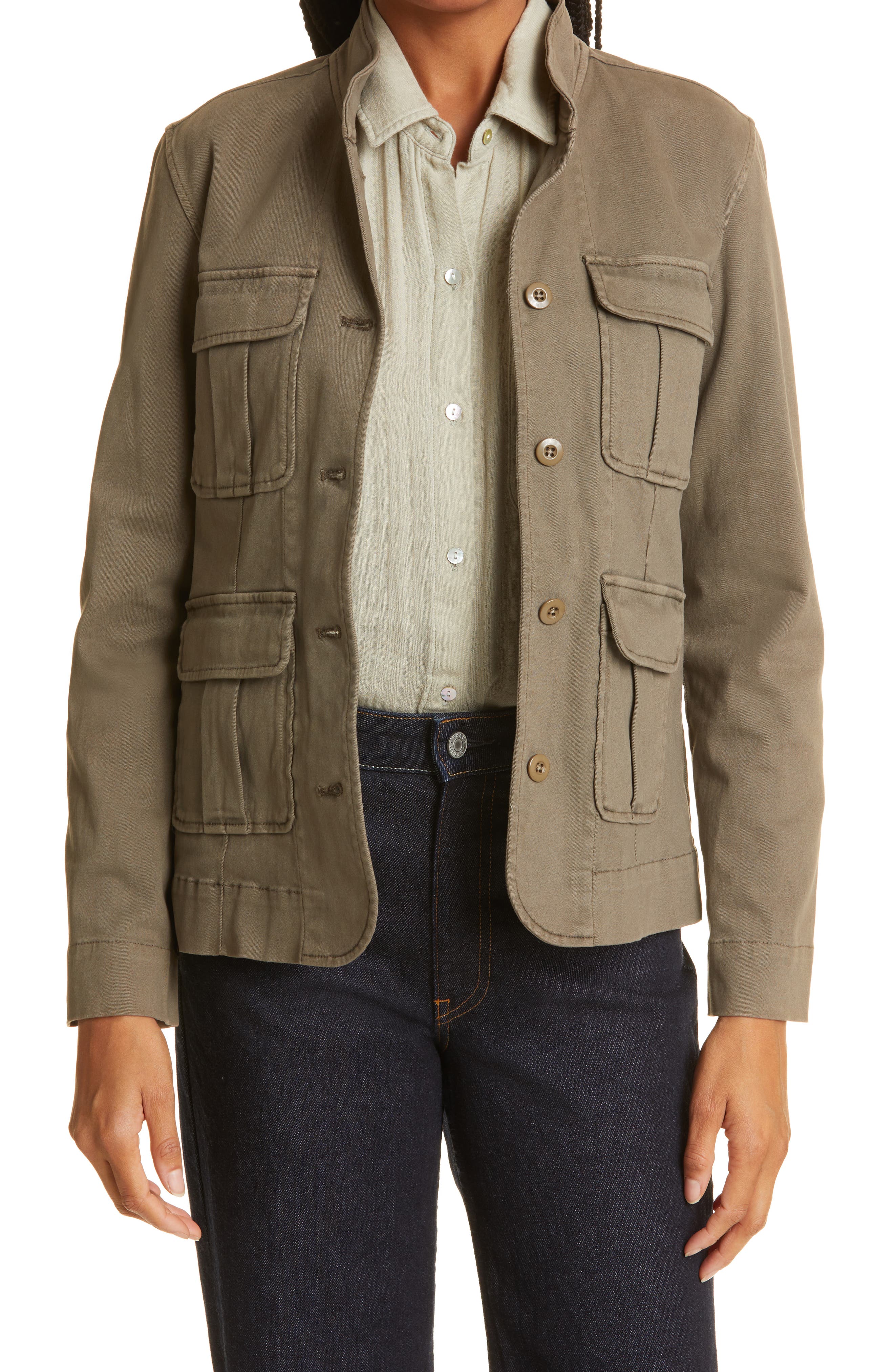 tan utility jacket