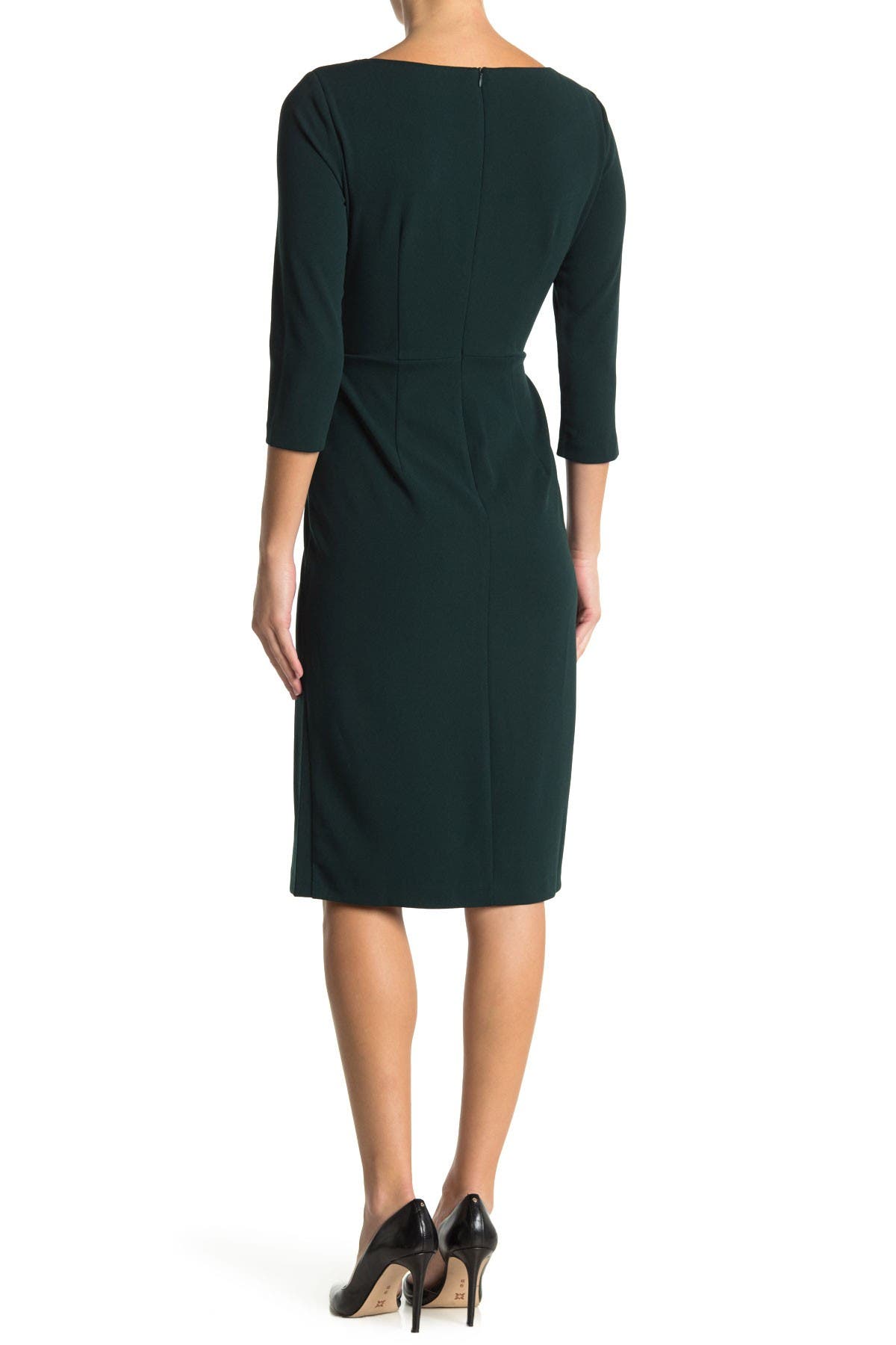 sheath dress with slit