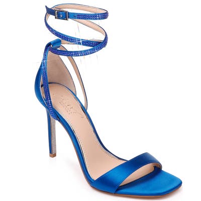 Jewel Badgley Mischka Shaylee Crystal Embellished Sandal- Blue