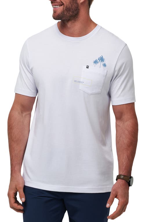 Travismathew Reef Stop Pocket Graphic T-shirt In White