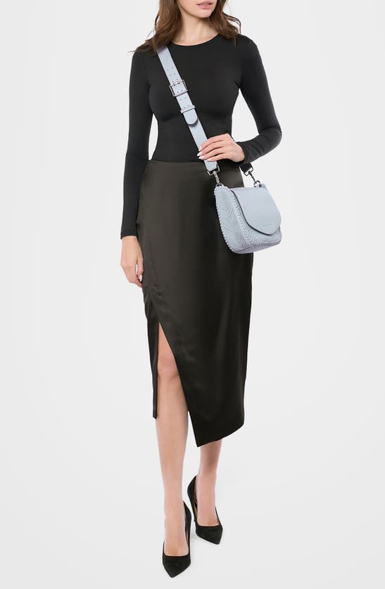 Shop Aimee Kestenberg All For Love Leather Crossbody Bag In Breeze Blue