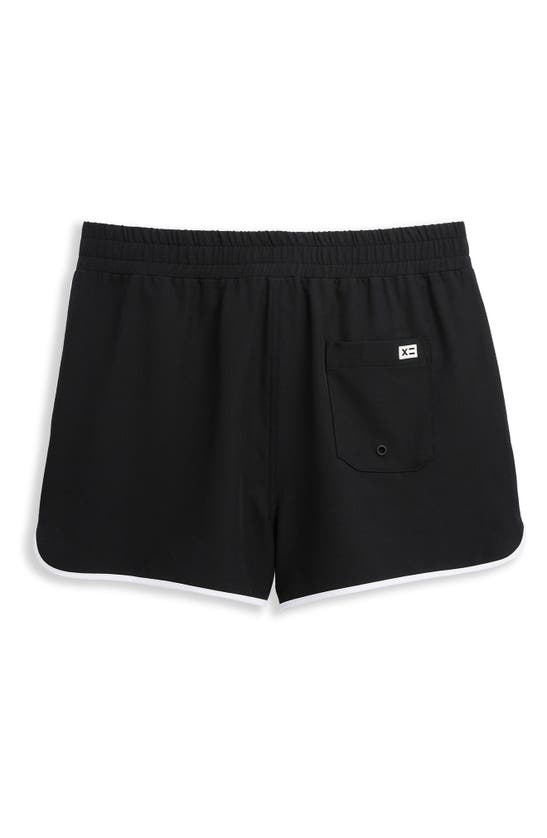 Shop Tomboyx 2.5-inch High Waist Board Shorts In Black Novelty