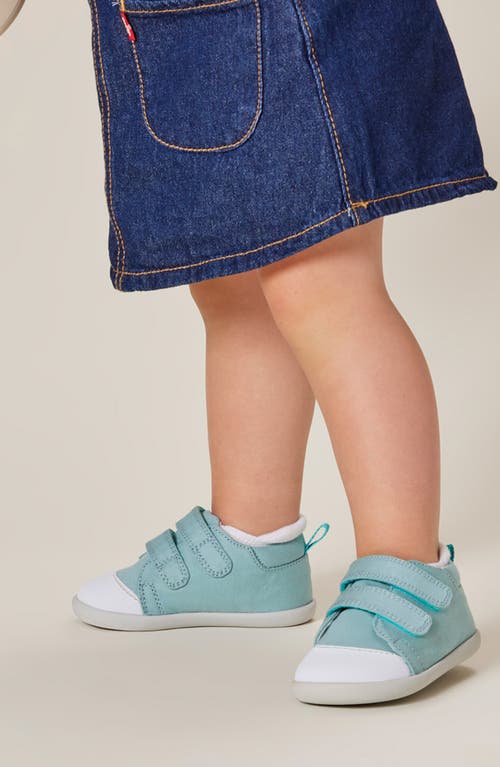 Ten Little First Walkers Sneaker In Ocean Blue
