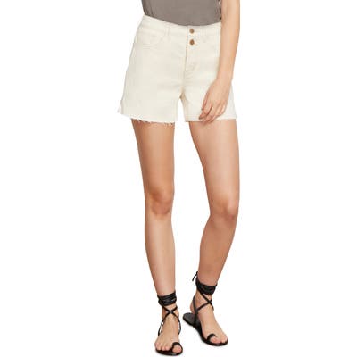 Habitual Maddie Denim Shorts, Ivory