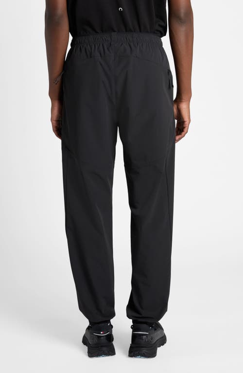 Shop Moncler Stretch Joggers In Black