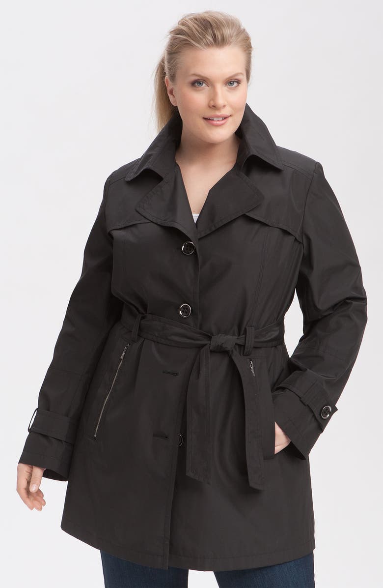 Gallery Single Breasted Trench Coat (Plus) | Nordstrom