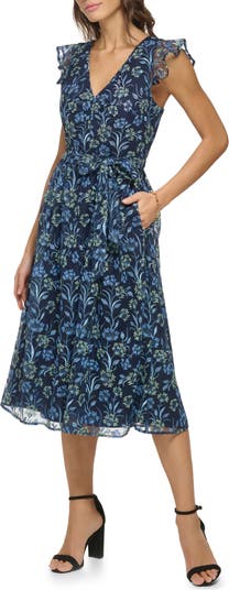 Kensie Floral Embroidered Maxi Dress | Nordstromrack