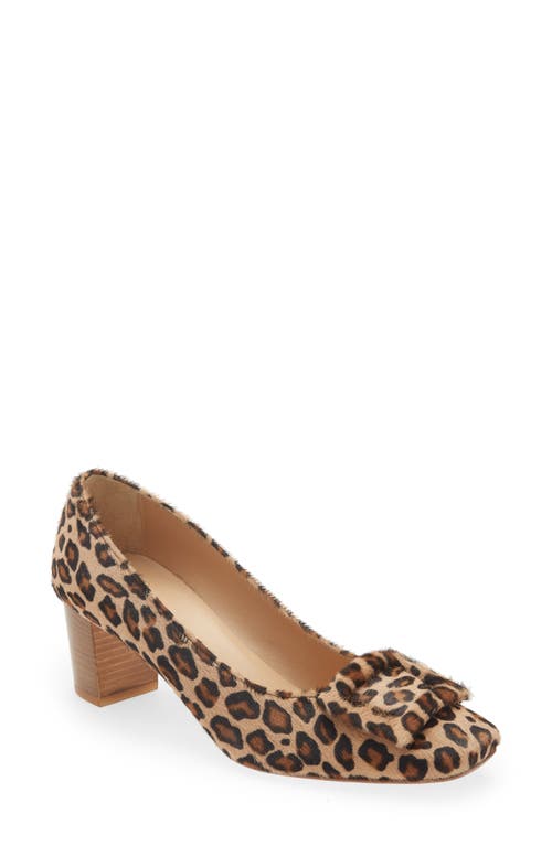 ANN MASHBURN Genuine Calf Hair Pump in Leopard Pony