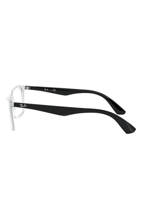 Shop Ray Ban Ray-ban 54mm Optical Glasses In Transparent/black