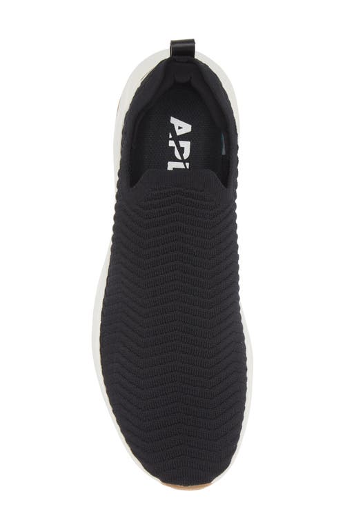 Shop Apl Athletic Propulsion Labs Apl Techloom Traveler Slip-on Sneaker In Black/ivory