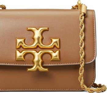 Tory Burch Eleanor Shoulder Bag with Leather Strap For Women (Red, OS)