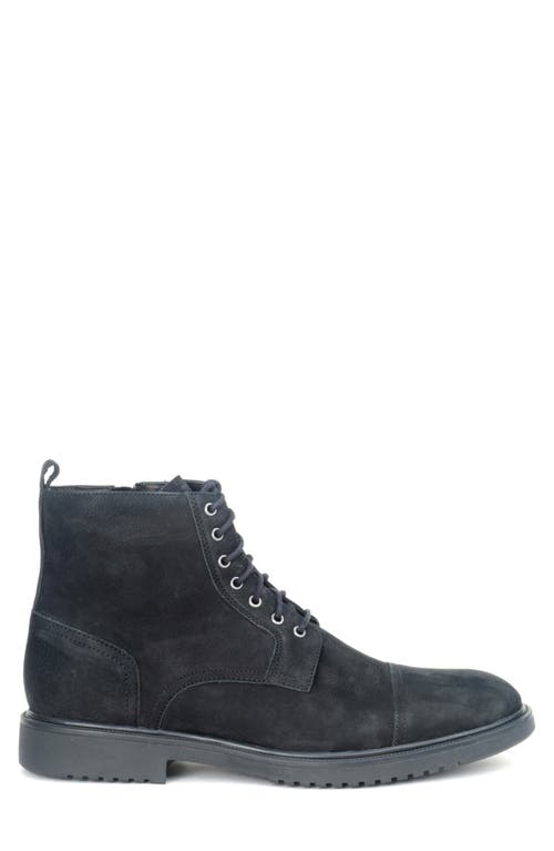 Warfield & Grand Madison Cap Toe Boot In Black