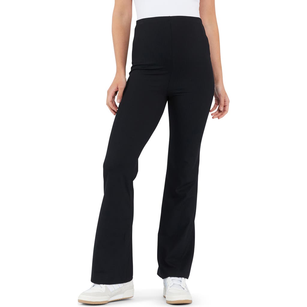Ripe Maternity Rylan Knit Straight Leg Maternity Pants In Black