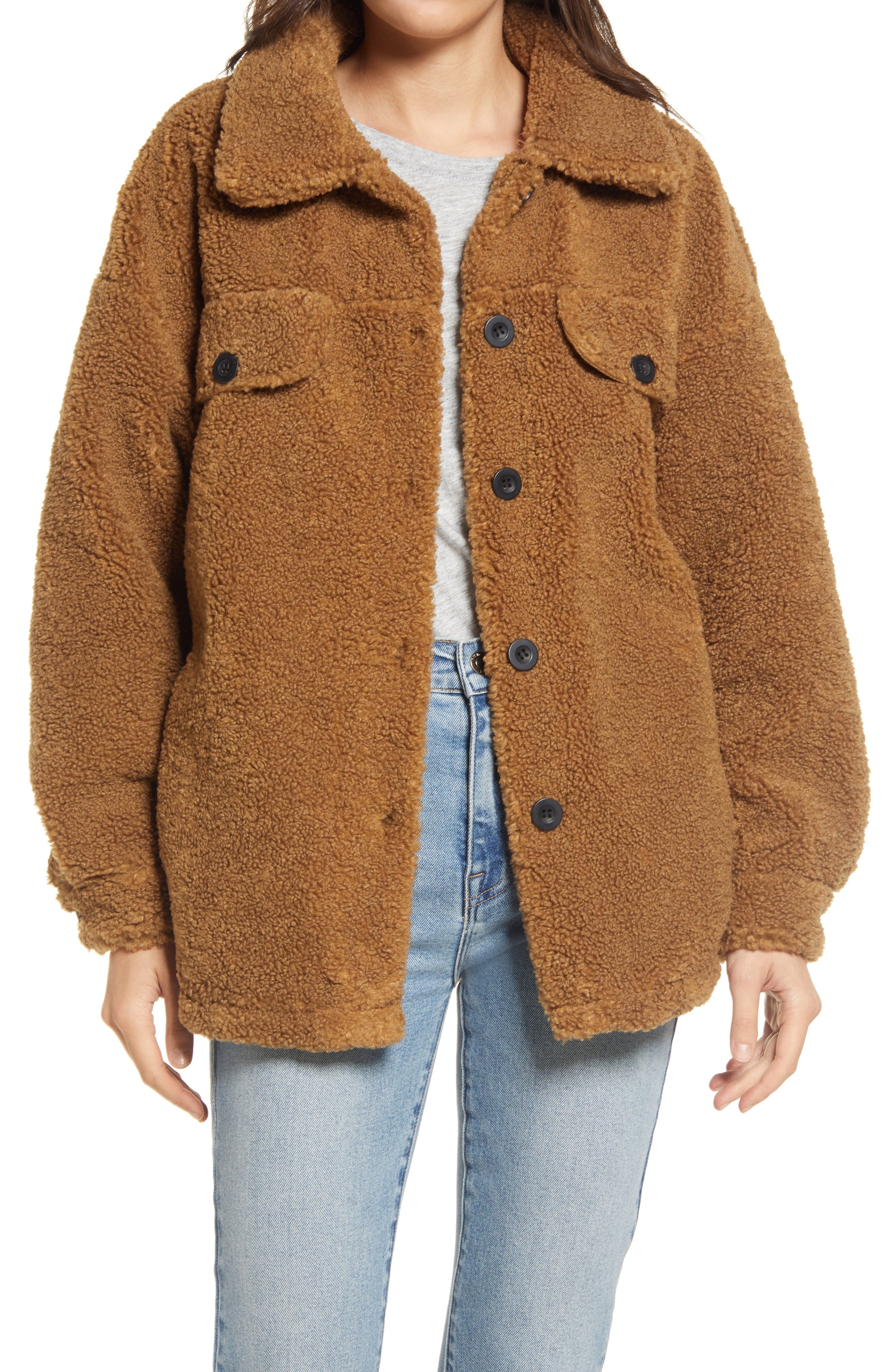 Shearling cardigan Clearance