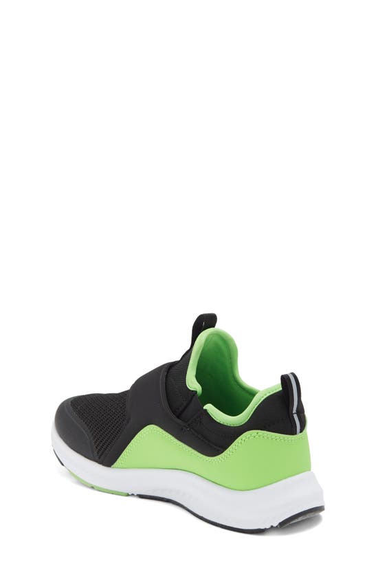 Z By Zella Kids' Slipon Sneaker In Black Neon ModeSens
