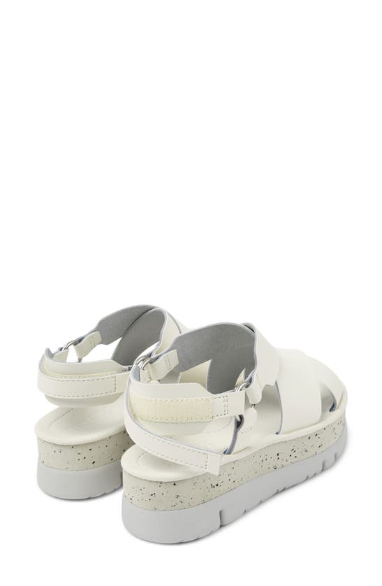 Camper Oruga Crossover Sandal White In White Natural