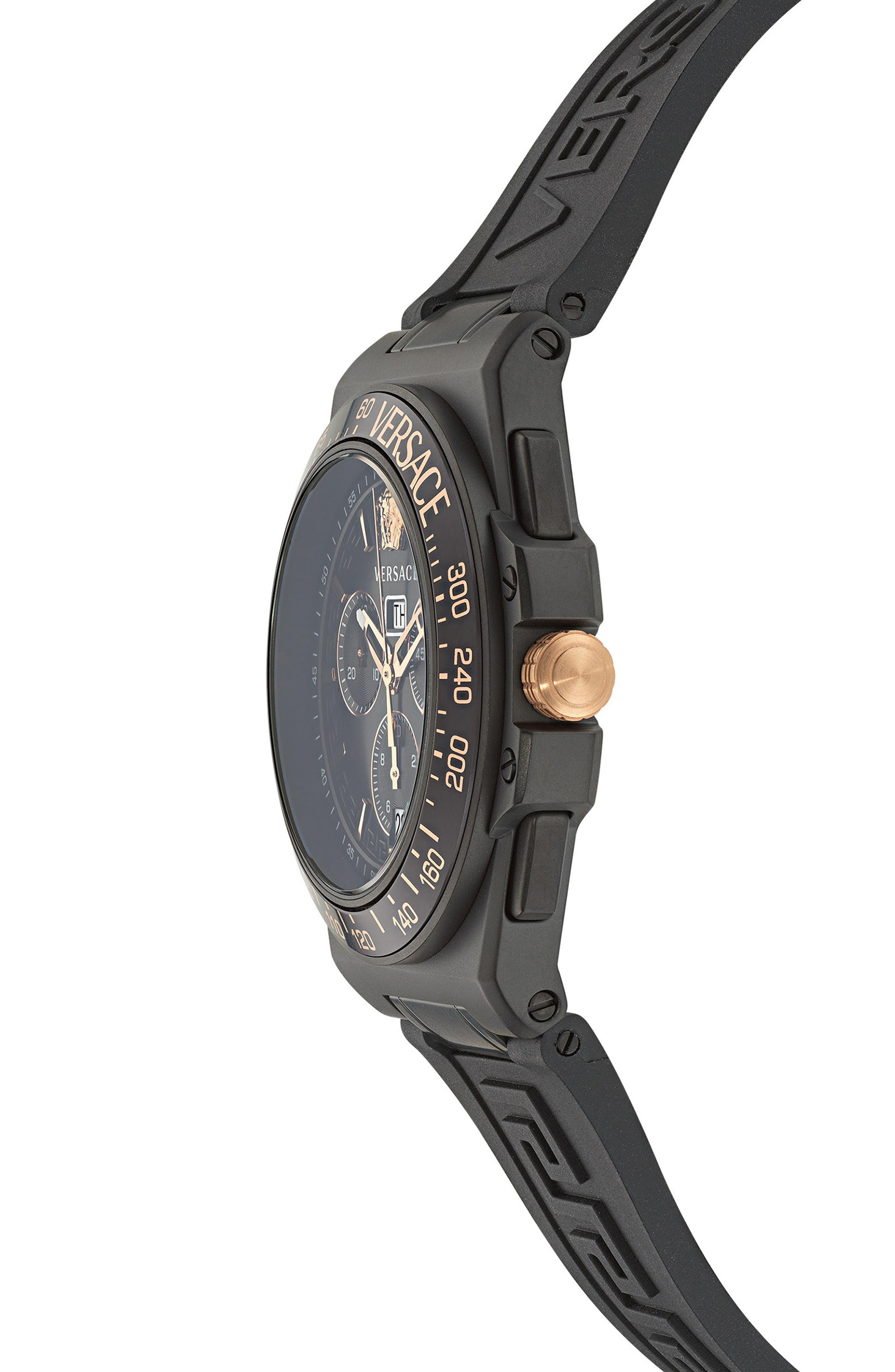 Silicone Strap Greca Extreme Smart Watch | Chronograph Versace Closet