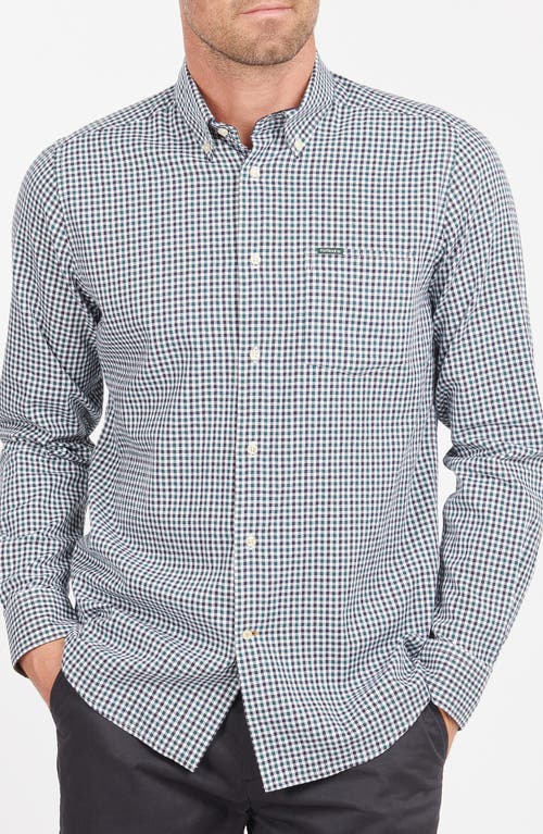 Shop Barbour Padshaw Check Button-down Shirt In Green