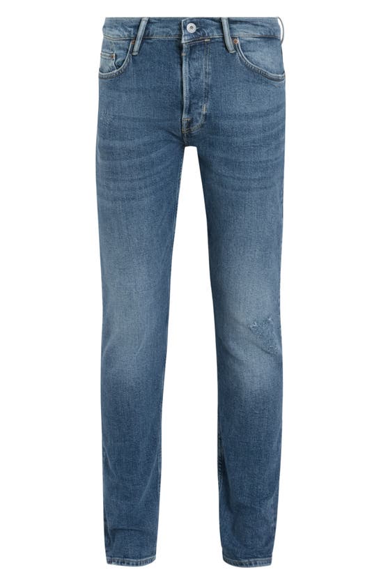 Shop Allsaints Rex Slim Fit Jeans In Dirty Indigo