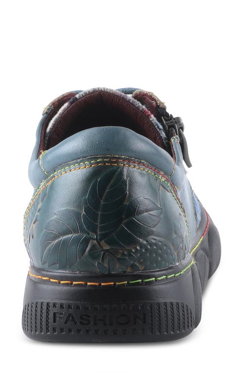 L'artiste By Spring Step Danli Sneaker In Blue Multi