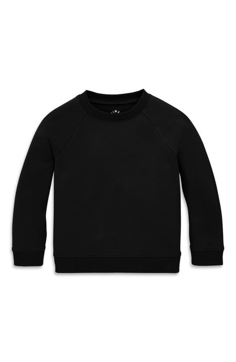 Boys plain black sweatshirt best sale