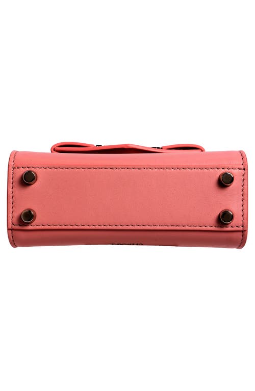 Versace Medusa 95 Leather Top Handle Bag In Dusty Rose-palaldium