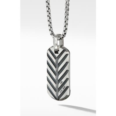 David Yurman Streamline Tag With 18K Gold