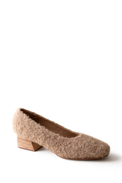 Shop Huma Blanco Luisa Pump In Oatmeal Alpaca