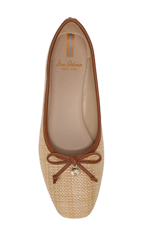 Sam Edelman Meadow Ballet Flat In Bleached Beechwood