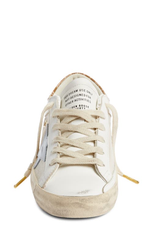 Shop Golden Goose Super-star Low Top Sneaker In White/grey