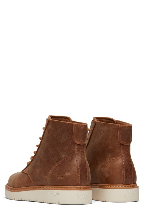Toms Navi Trvl Lite Water Resistant Boot In Tan
