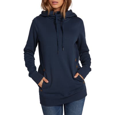 Volcom Tower Fleece Hoodie, Blue