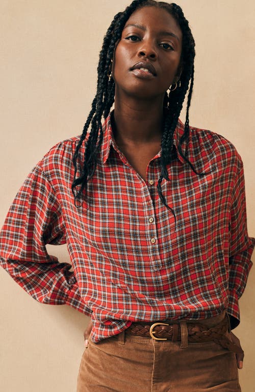 Faherty Olli Check Shirt In Grove Plaid