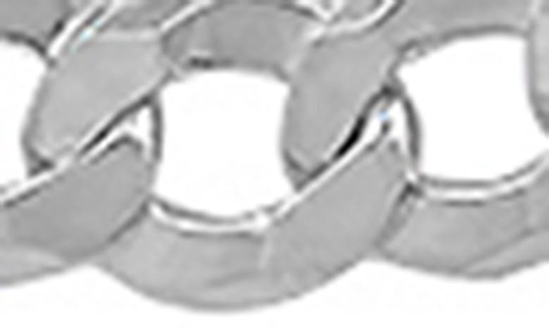 Shop Hmy Jewelry Diamond Cut Chain Necklace In Silver