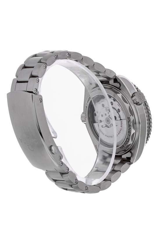 Shop Watchfinder & Co. Omega  2022 Seamaster Planet Ocean Automatic Bracelet Watch, 43.5mm In Silver / Black