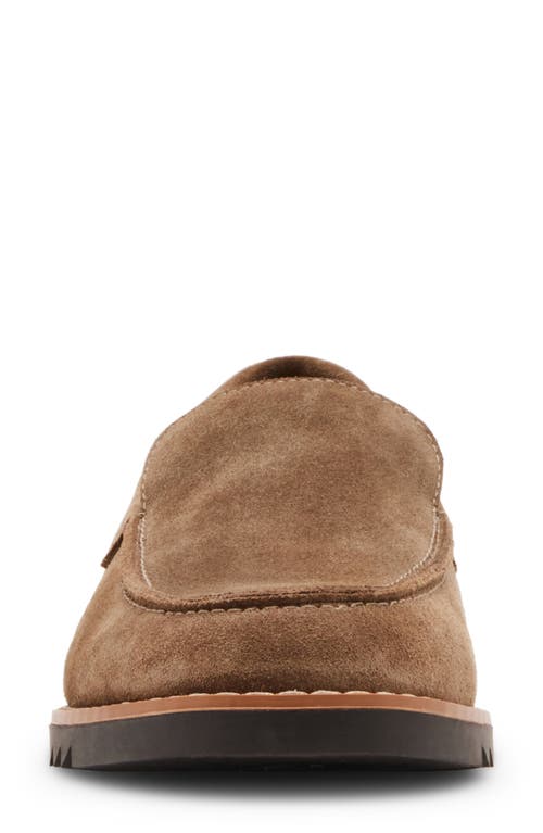 Blondo Libra Waterproof Loafer In Taupe Suede