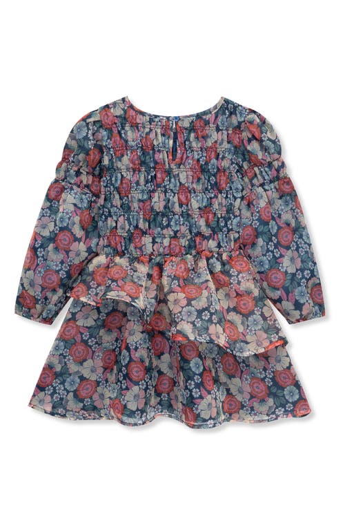 Shop Peek Aren't You Curious Kids' Floral Smocked Dress In Print