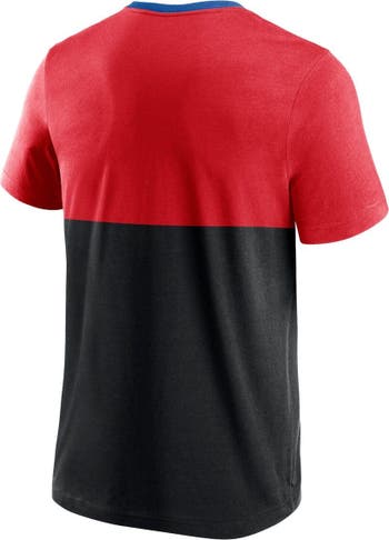 Women's Fanatics Branded Red Philadelphia Phillies Team Lockup T-Shirt Size: Medium
