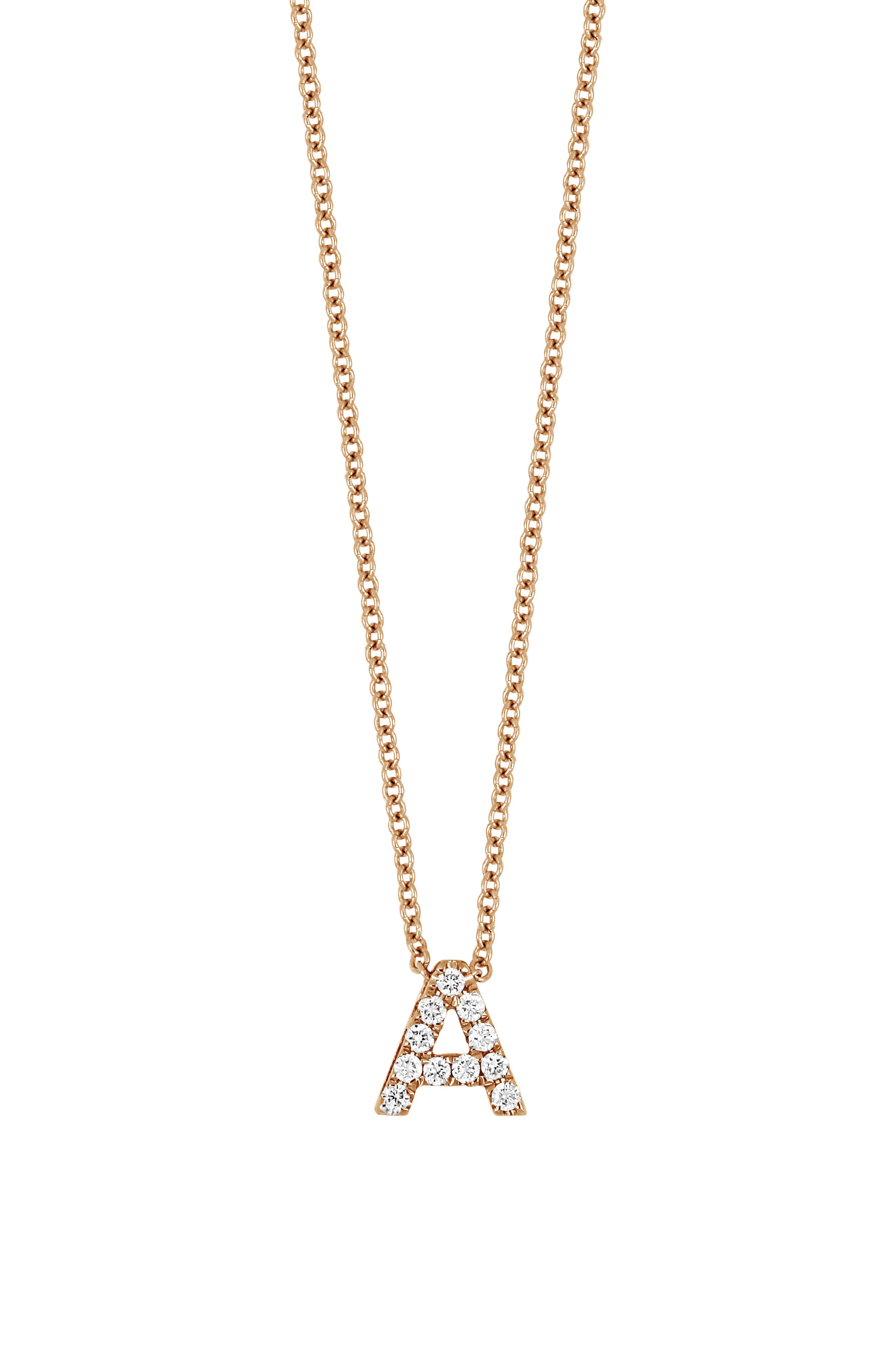 nordstrom gold initial necklace