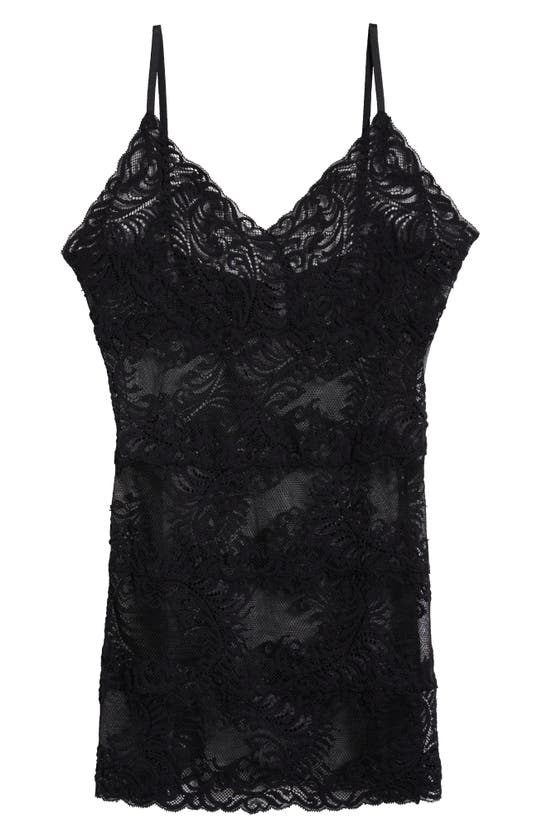 Natori Amara Lace Chemise In Black
