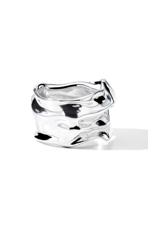 Ippolita Classico Crush Wide Ring In Silver