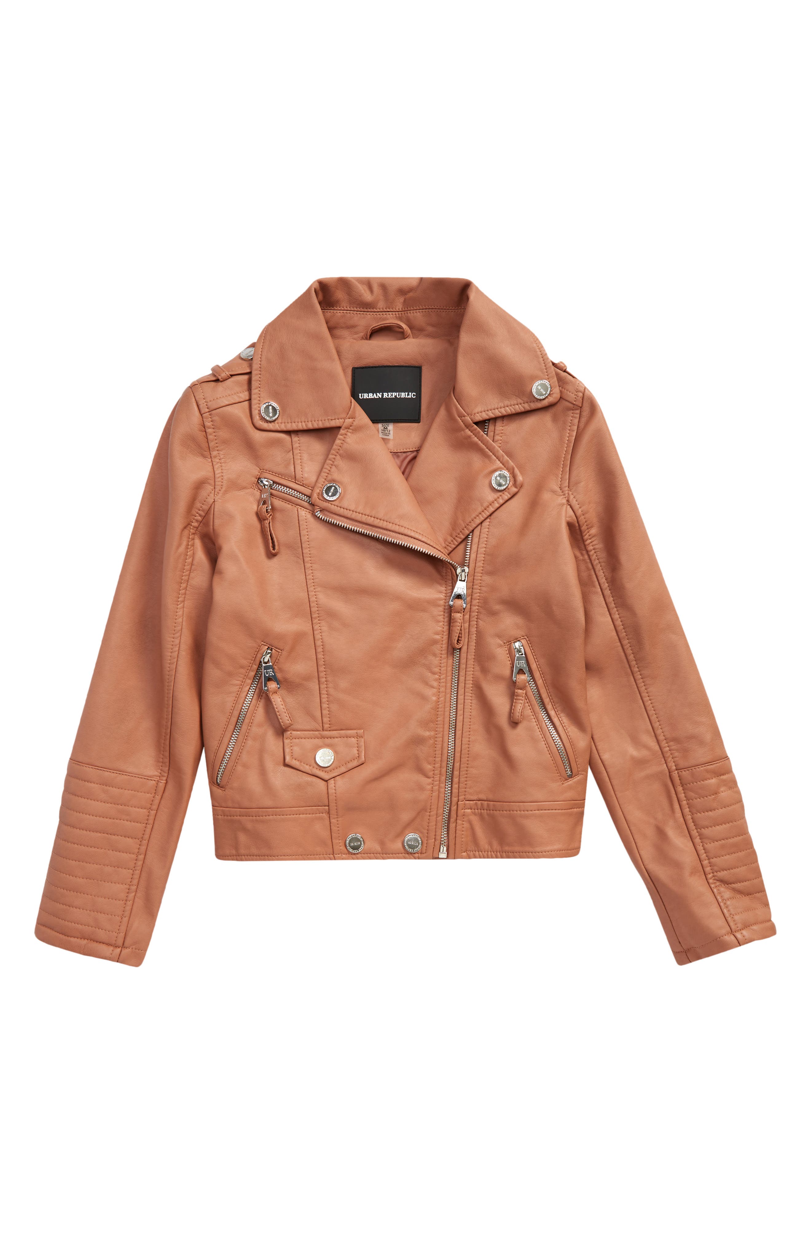UPC 663312812589 - Girl's Urban Republic Kids' Faux Leather Moto Jacket ...