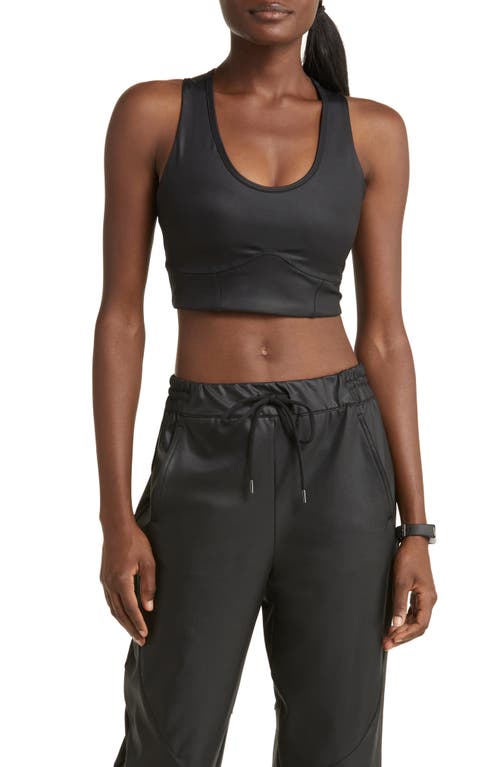 zella Liquid Pocket Sports Bra in Black