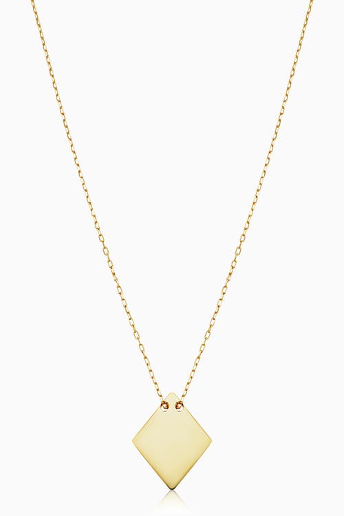 Shop Oradina 14k Yellow Gold Turin Pendant Choker