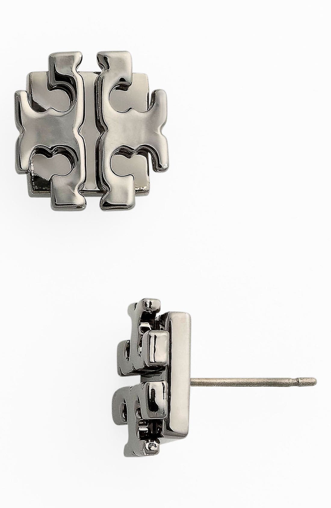 Tory Burch Large Logo Stud Earrings Nordstrom