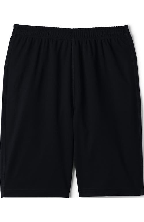 Shop Lands' End School Uniform  Mesh Gym Shorts In Black