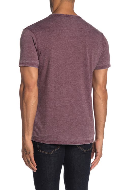 Lucky Brand Button Notch Neck T-shirt In Cowhide