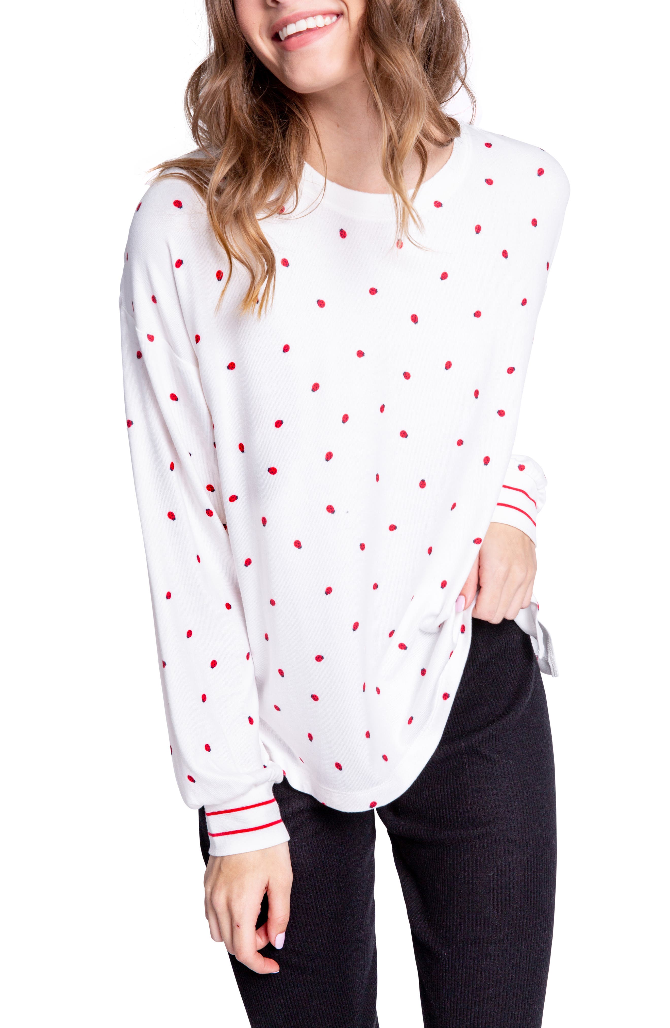 PJ Salvage Ladybug Long Sleeve Lounge 