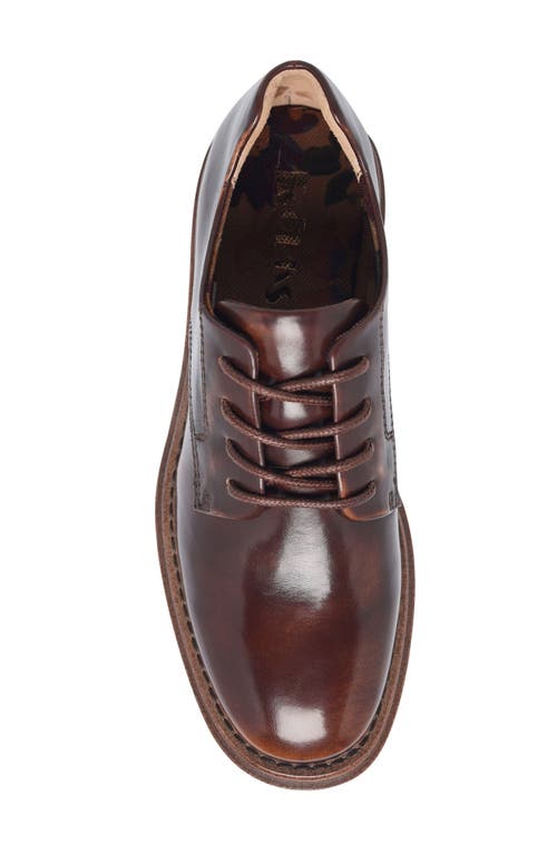 Korks Veda Lug Sole Platform Derby In Tan Box